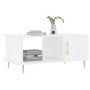 Couchtisch aus glänzend weißem Sperrholz, 90 x 50 x 40 cm von vidaXL, Couchtisch - Ref: Foro24-829478, Preis: 49,02 €, Rabatt: %