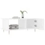 Couchtisch aus glänzend weißem Sperrholz, 90 x 50 x 40 cm von vidaXL, Couchtisch - Ref: Foro24-829478, Preis: 48,58 €, Rabatt: %