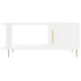 Couchtisch aus glänzend weißem Sperrholz, 90 x 50 x 40 cm von vidaXL, Couchtisch - Ref: Foro24-829478, Preis: 48,58 €, Rabatt: %