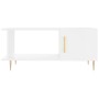 Couchtisch aus glänzend weißem Sperrholz, 90 x 50 x 40 cm von vidaXL, Couchtisch - Ref: Foro24-829478, Preis: 49,02 €, Rabatt: %