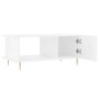 Couchtisch aus glänzend weißem Sperrholz, 90 x 50 x 40 cm von vidaXL, Couchtisch - Ref: Foro24-829478, Preis: 49,02 €, Rabatt: %