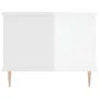 Couchtisch aus glänzend weißem Sperrholz, 90 x 50 x 40 cm von vidaXL, Couchtisch - Ref: Foro24-829478, Preis: 48,58 €, Rabatt: %