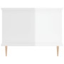 Couchtisch aus glänzend weißem Sperrholz, 90 x 50 x 40 cm von vidaXL, Couchtisch - Ref: Foro24-829478, Preis: 49,02 €, Rabatt: %