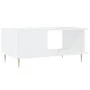 Couchtisch aus glänzend weißem Sperrholz, 90 x 50 x 40 cm von vidaXL, Couchtisch - Ref: Foro24-829478, Preis: 48,58 €, Rabatt: %