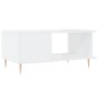 Couchtisch aus glänzend weißem Sperrholz, 90 x 50 x 40 cm von vidaXL, Couchtisch - Ref: Foro24-829478, Preis: 49,02 €, Rabatt: %