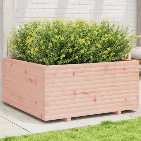 Jardinera madera maciza de abeto Douglas 100x100x49,5 cm