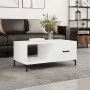 Couchtisch aus glänzend weißem Sperrholz, 90 x 50 x 40 cm von vidaXL, Couchtisch - Ref: Foro24-829214, Preis: 50,94 €, Rabatt: %