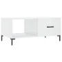 Couchtisch aus glänzend weißem Sperrholz, 90 x 50 x 40 cm von vidaXL, Couchtisch - Ref: Foro24-829214, Preis: 50,94 €, Rabatt: %