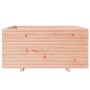 Jardinera madera maciza de abeto Douglas 100x100x49,5 cm