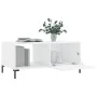 Couchtisch aus glänzend weißem Sperrholz, 90 x 50 x 40 cm von vidaXL, Couchtisch - Ref: Foro24-829214, Preis: 50,94 €, Rabatt: %