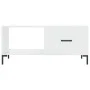 Glossy white plywood coffee table 90x50x40 cm by vidaXL, Coffee table - Ref: Foro24-829214, Price: 50,94 €, Discount: %