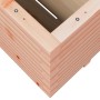 Jardinera madera maciza de abeto Douglas 100x100x49,5 cm
