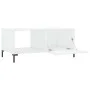 Couchtisch aus glänzend weißem Sperrholz, 90 x 50 x 40 cm von vidaXL, Couchtisch - Ref: Foro24-829214, Preis: 50,94 €, Rabatt: %