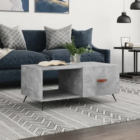 Concrete gray plywood coffee table 90x50x40 cm by vidaXL, Coffee table - Ref: Foro24-829184, Price: 46,72 €, Discount: %