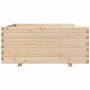 Jardinera madera maciza de pino 110x110x49,5 cm