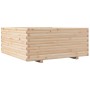 Jardinera madera maciza de pino 110x110x49,5 cm