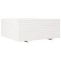 Jardinera madera maciza de pino blanco 110x110x49,5 cm