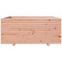 Jardinera madera maciza de abeto Douglas 110x110x49,5 cm