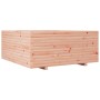 Jardinera madera maciza de abeto Douglas 110x110x49,5 cm