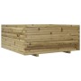 Jardinera madera de pino impregnada 110x110x49,5 cm