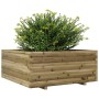 Jardinera madera de pino impregnada 110x110x49,5 cm