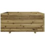 Jardinera madera de pino impregnada 110x110x49,5 cm