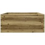 Jardinera madera de pino impregnada 110x110x49,5 cm