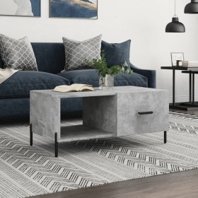 Mesa de centro madera contrachapada gris hormigón 90x50x40 cm de vidaXL, Mesas de centro - Ref: Foro24-829224, Precio: 49,16 ...