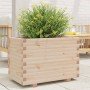 Jardinera madera maciza de pino 70x40x49,5 cm