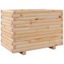 Jardinera madera maciza de pino 70x40x49,5 cm