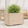 Jardinera madera maciza de pino 70x40x49,5 cm