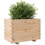 Jardinera madera maciza de pino 70x40x49,5 cm