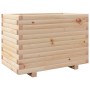 Jardinera madera maciza de pino 70x40x49,5 cm