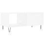 Mesa de centro madera contrachapada blanco 90x50x40 cm de vidaXL, Mesas de centro - Ref: Foro24-829204, Precio: 46,95 €