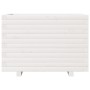 Jardinera madera maciza de pino blanco 70x40x49,5 cm