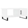 Mesa de centro madera contrachapada blanco 90x50x40 cm de vidaXL, Mesas de centro - Ref: Foro24-829508, Precio: 63,13 €, Desc...