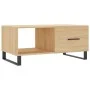 Mesa de centro madera contrachapada roble Sonoma 90x50x40 cm de vidaXL, Mesas de centro - Ref: Foro24-829239, Precio: 63,78 €...