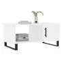 Mesa de centro madera contrachapada blanco 90x50x40 cm de vidaXL, Mesas de centro - Ref: Foro24-829508, Precio: 63,13 €, Desc...