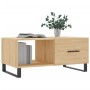 Mesa de centro madera contrachapada roble Sonoma 90x50x40 cm de vidaXL, Mesas de centro - Ref: Foro24-829239, Precio: 64,52 €...