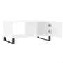 Mesa de centro madera contrachapada blanco 90x50x40 cm de vidaXL, Mesas de centro - Ref: Foro24-829508, Precio: 63,84 €