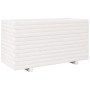 Jardinera madera maciza de pino blanco 90x40x49,5 cm