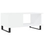 Mesa de centro madera contrachapada blanco 90x50x40 cm de vidaXL, Mesas de centro - Ref: Foro24-829508, Precio: 63,84 €