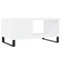 Mesa de centro madera contrachapada blanco 90x50x40 cm de vidaXL, Mesas de centro - Ref: Foro24-829508, Precio: 63,13 €, Desc...