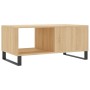 Mesa de centro madera contrachapada roble Sonoma 90x50x40 cm de vidaXL, Mesas de centro - Ref: Foro24-829239, Precio: 64,52 €...