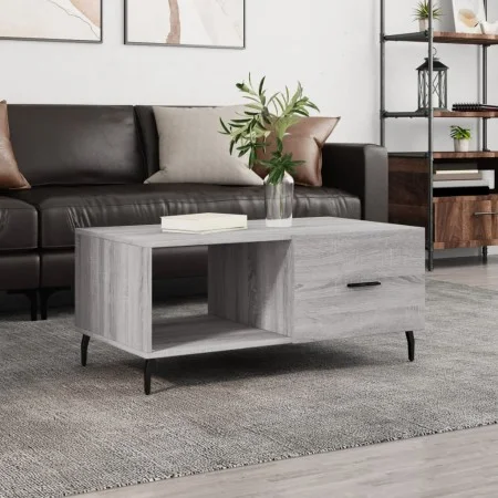 Mesa de centro madera contrachapada gris Sonoma 90x50x40 cm by vidaXL, Coffee table - Ref: Foro24-829234, Price: 50,34 €, Dis...