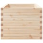 Jardinera madera maciza de pino 90x60x49,5 cm