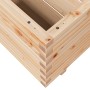 Jardinera madera maciza de pino 90x60x49,5 cm