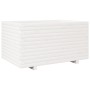 Jardinera madera maciza de pino blanco 90x60x49,5 cm