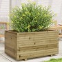 Jardinera madera de pino impregnada 90x60x49,5 cm