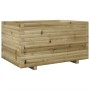 Jardinera madera de pino impregnada 90x60x49,5 cm